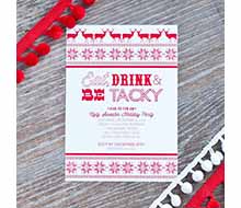 Ugly Sweater Christmas or Holiday Party Printable Invitation
